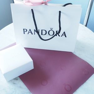 Pandora big box, shopping bag and pandora wrapping paper 8x12’